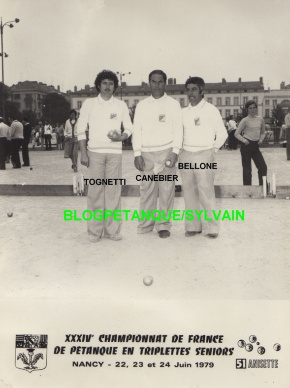 L'année 1979 à la Pétanque