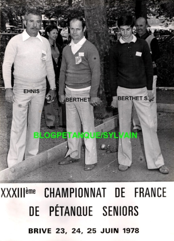 L'année 1978 à la Pétanque