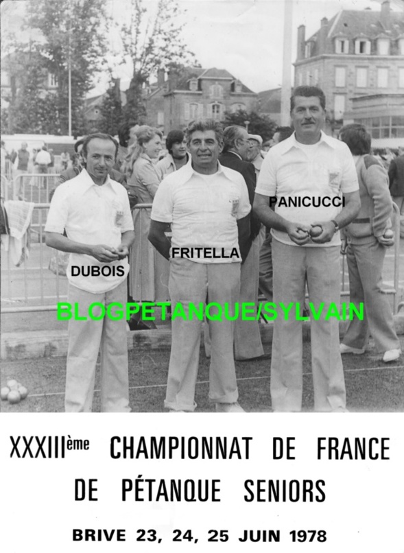 L'année 1978 à la Pétanque