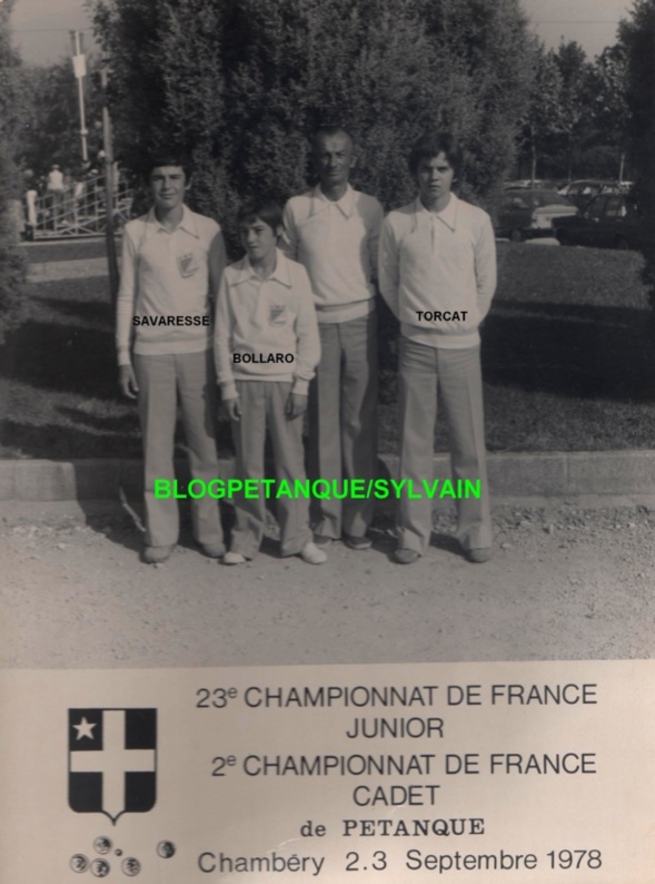 L'année 1978 à la Pétanque