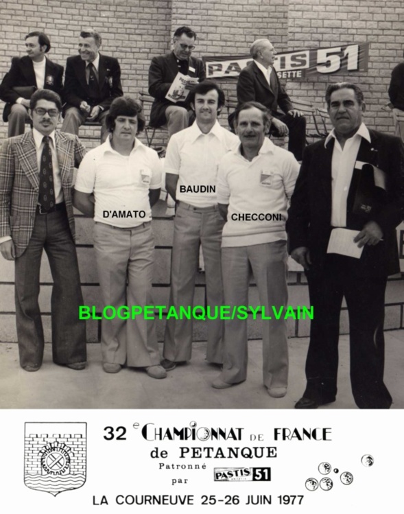 L'année 1977 à la Pétanque