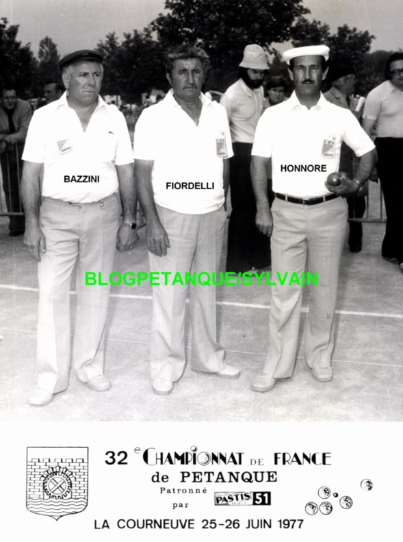 L'année 1977 à la Pétanque