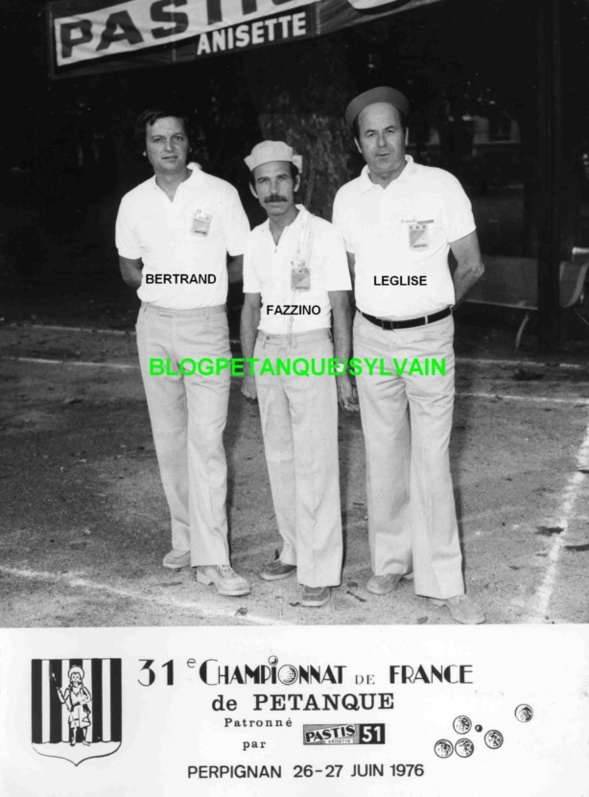 L'année 1976 à la Pétanque