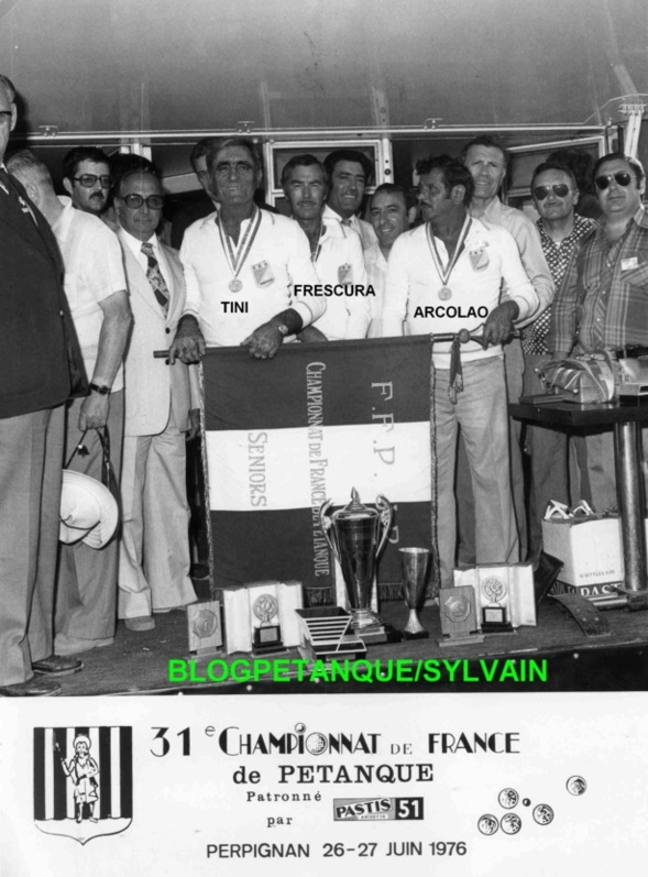 L'année 1976 à la Pétanque