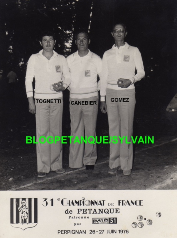 L'année 1976 à la Pétanque