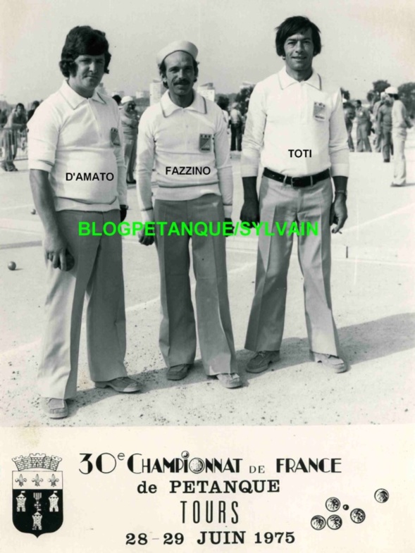 L'année 1975 à la Pétanque L'année 1975 à la Pétanque