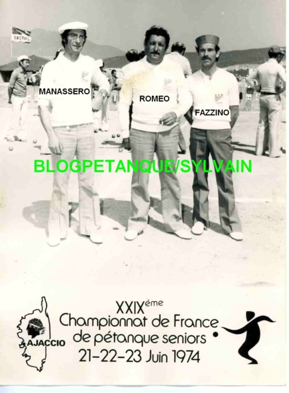 L'année 1974 à la Pétanque L'année 1974 à la Pétanque