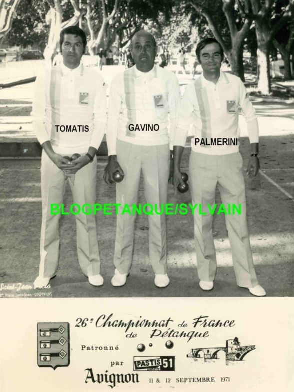 L'année 1971 à la Pétanque L'année 1971 à la Pétanque