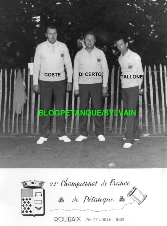 L'année 1969 à la Pétanque