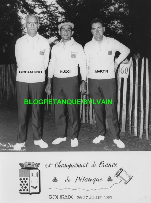 L'année 1969 à la Pétanque L'année 1969 à la Pétanque