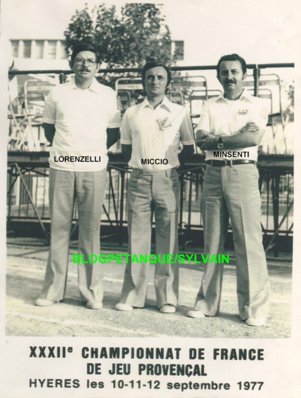 L'année 1977 au Jeu Provençal