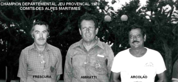 Les champions triplettes du 06 Les champions triplettes du 06