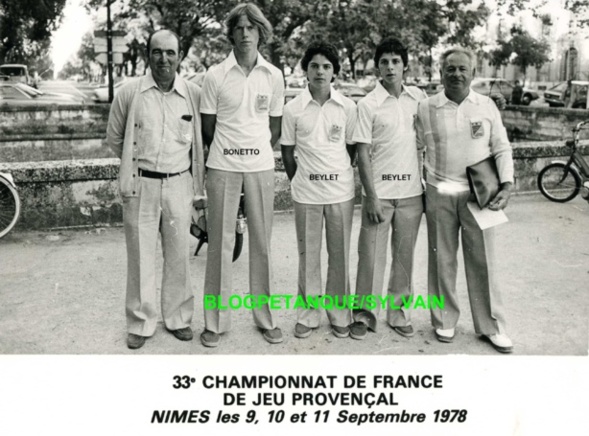 L'année 1978 au Jeu Provençal L'année 1978 au Jeu Provençal