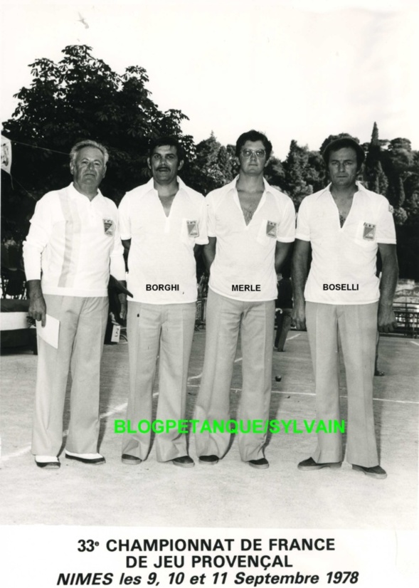 L'année 1978 au Jeu Provençal L'année 1978 au Jeu Provençal