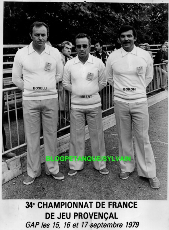 L'année 1979 au Jeu Provençal L'année 1979 au Jeu Provençal