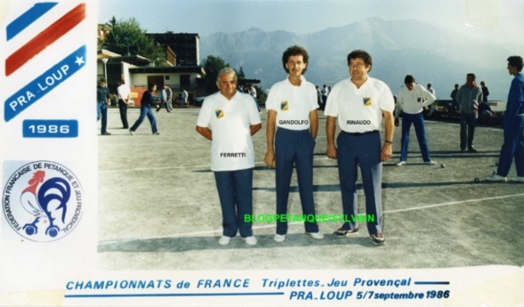 L'année 1986 au Jeu Provençal L'année 1986 au Jeu Provençal