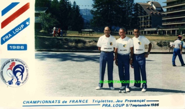 L'année 1986 au Jeu Provençal L'année 1986 au Jeu Provençal