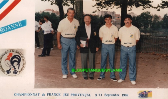 L'année 1988 au Jeu Provençal L'année 1988 au Jeu Provençal