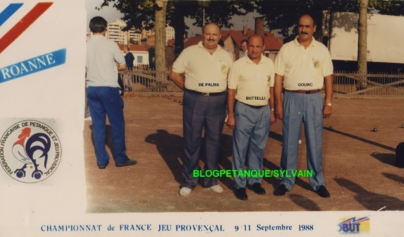 L'année 1988 au Jeu Provençal L'année 1988 au Jeu Provençal