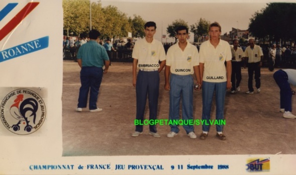 L'année 1988 au Jeu Provençal L'année 1988 au Jeu Provençal