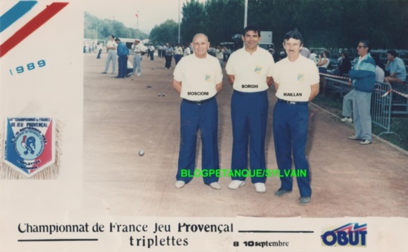 L'année 1989 au Jeu Provençal L'année 1989 au Jeu Provençal