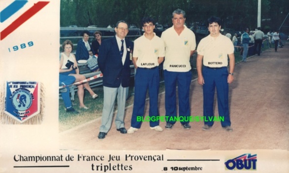L'année 1989 au Jeu Provençal L'année 1989 au Jeu Provençal