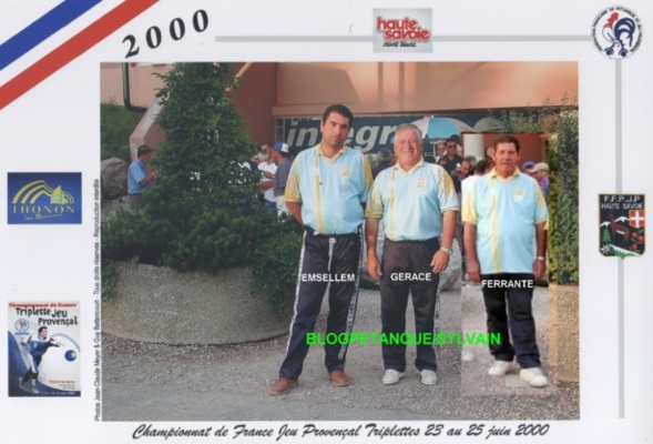 L'année 2000 au Jeu Provençal