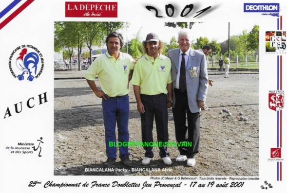 L'année 2001 au Jeu Provençal L'année 2001 au Jeu Provençal
