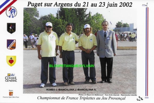 L'année 2002 au Jeu Provençal L'année 2002 au Jeu Provençal