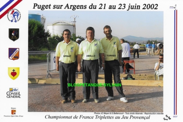 L'année 2002 au Jeu Provençal