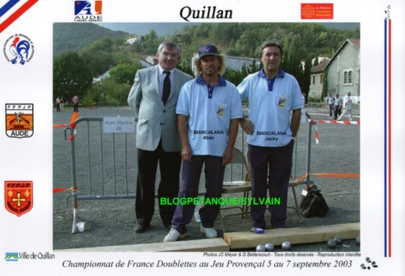 L'année 2003 au Jeu Provençal