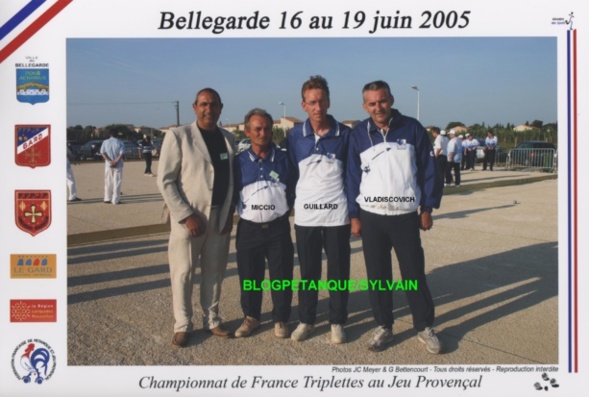 L'année 2005 au Jeu Provençal L'année 2005 au Jeu Provençal