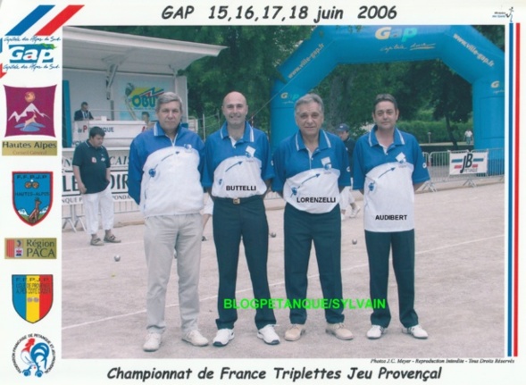 Le joueur Michel GUILLARD fut remplacé par Bernard BUTTELLI