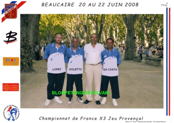 L'année 2008 au Jeu Provençal L'année 2008 au Jeu Provençal