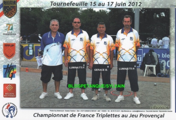 L'année 2012 au Jeu Provençal L'année 2012 au Jeu Provençal