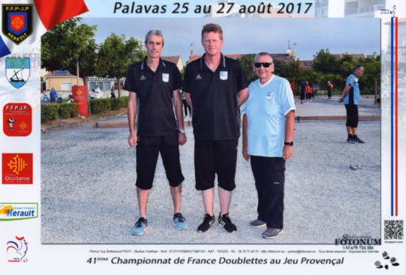 2ème France doublettes au Jeu Provençal perdu au barrage des poules contre BAZIN-CONREAU du 88