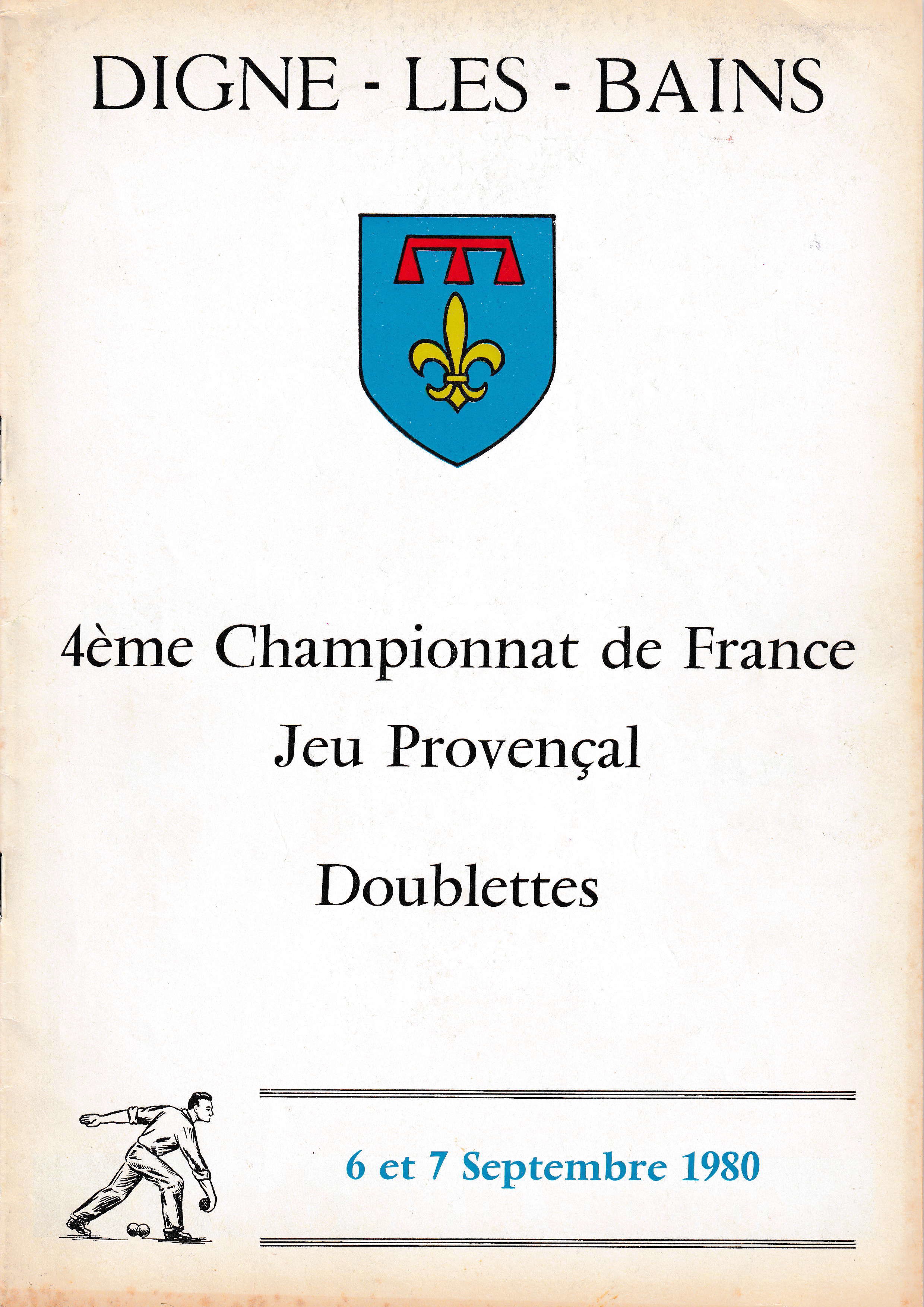 Tous les joueurs qualifiés au Championnat de France doublettes au Jeu Provençal de 1977 à 2023