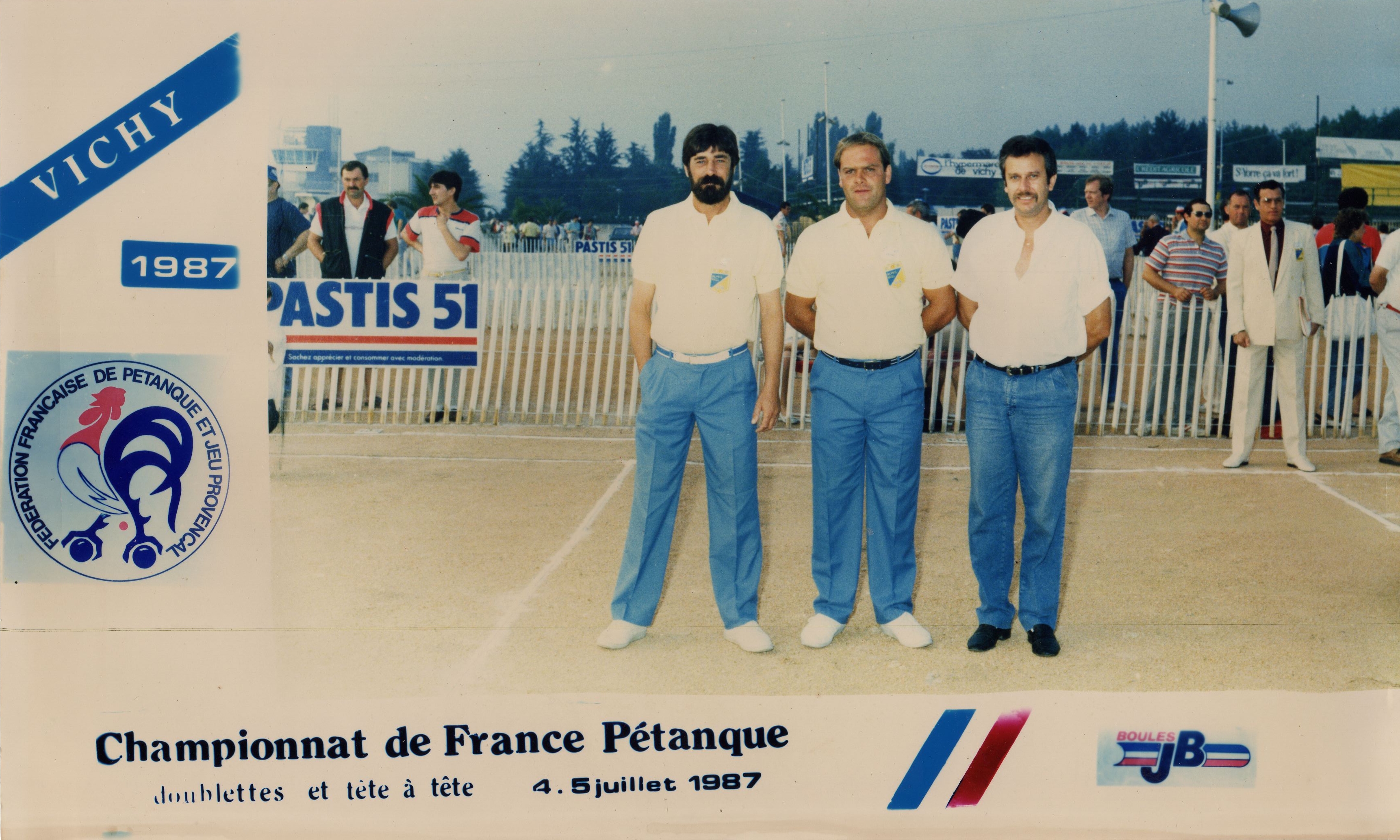 Tous les joueurs qualifiés au Championnat de France doublettes de 1970 à 2023