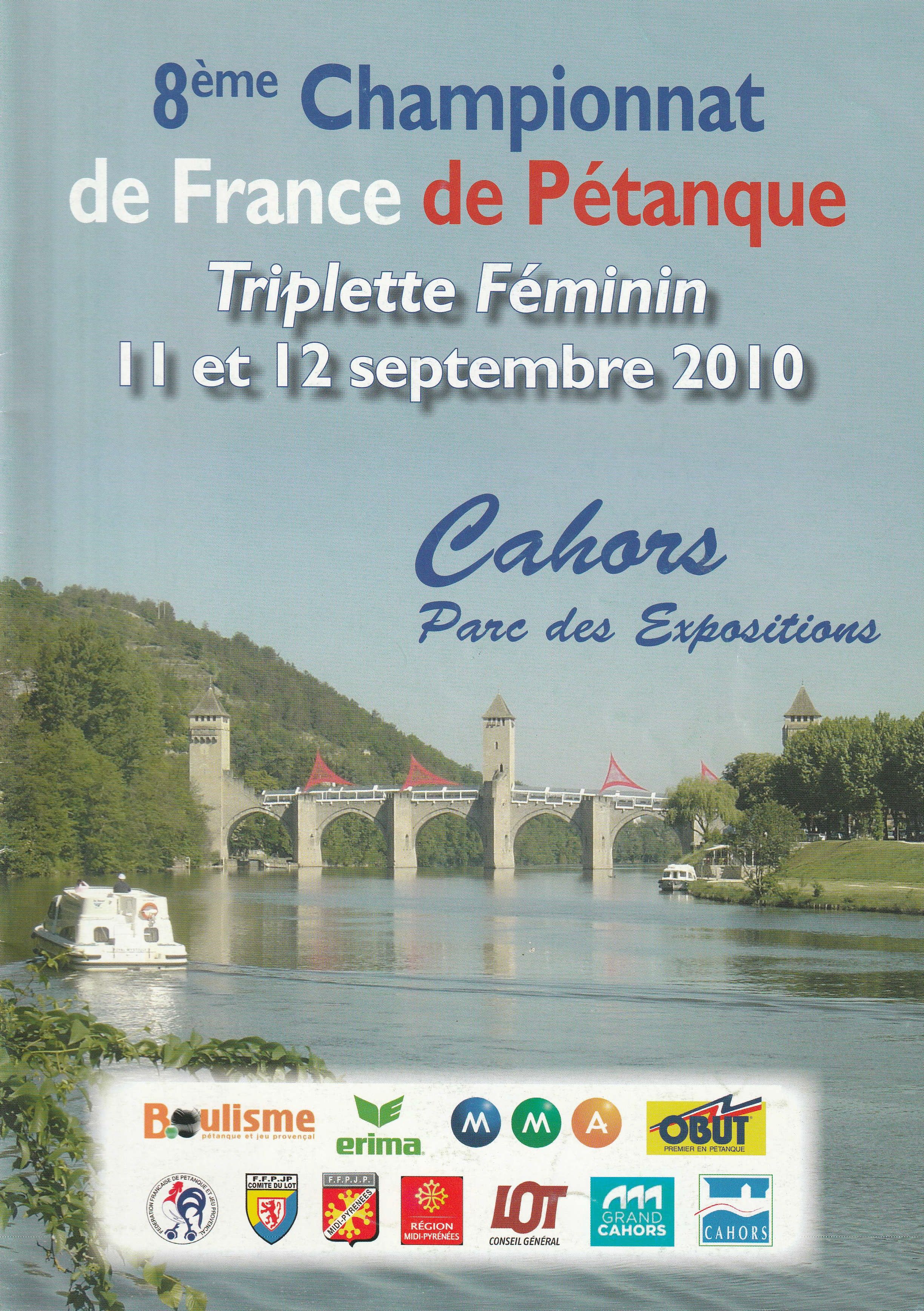Toutes les joueuses qualifiées au Championnat de France triplettes féminines de 2003 à 2023 Toutes les joueuses qualifiées au Championnat de France triplettes féminines de 2003 à 2023