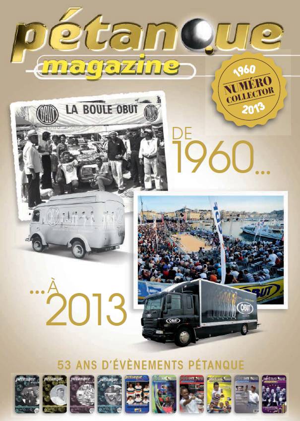 PETANQUE MAGAZINE OBUT DE 1960 à 2013