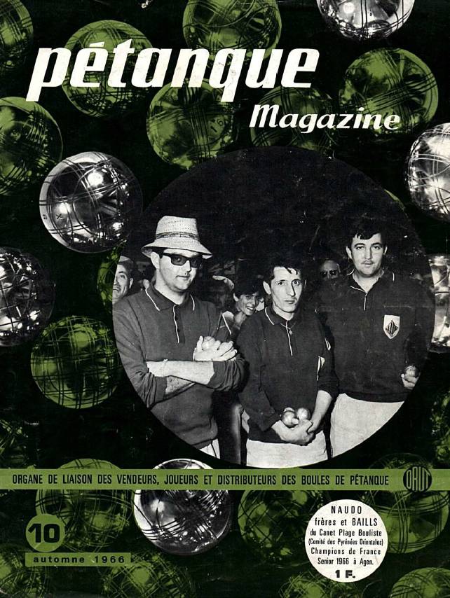 PETANQUE MAGAZINE OBUT DE 1960 à 2013