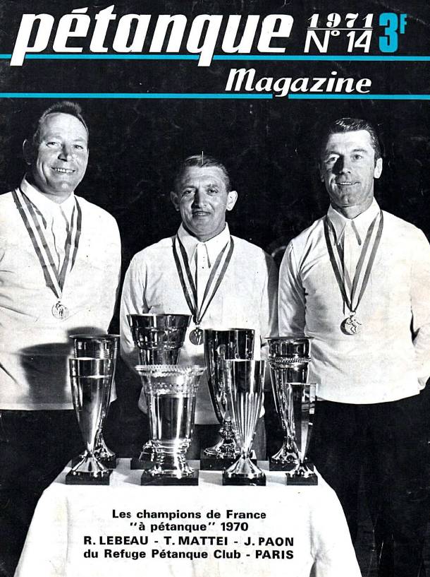 PETANQUE MAGAZINE OBUT DE 1960 à 2013 PETANQUE MAGAZINE OBUT DE 1960 à 2013
