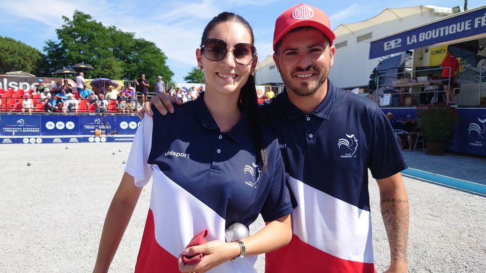 Les champions de France doublettes mixte 2023 > Marine TUR et Mickaël TUR