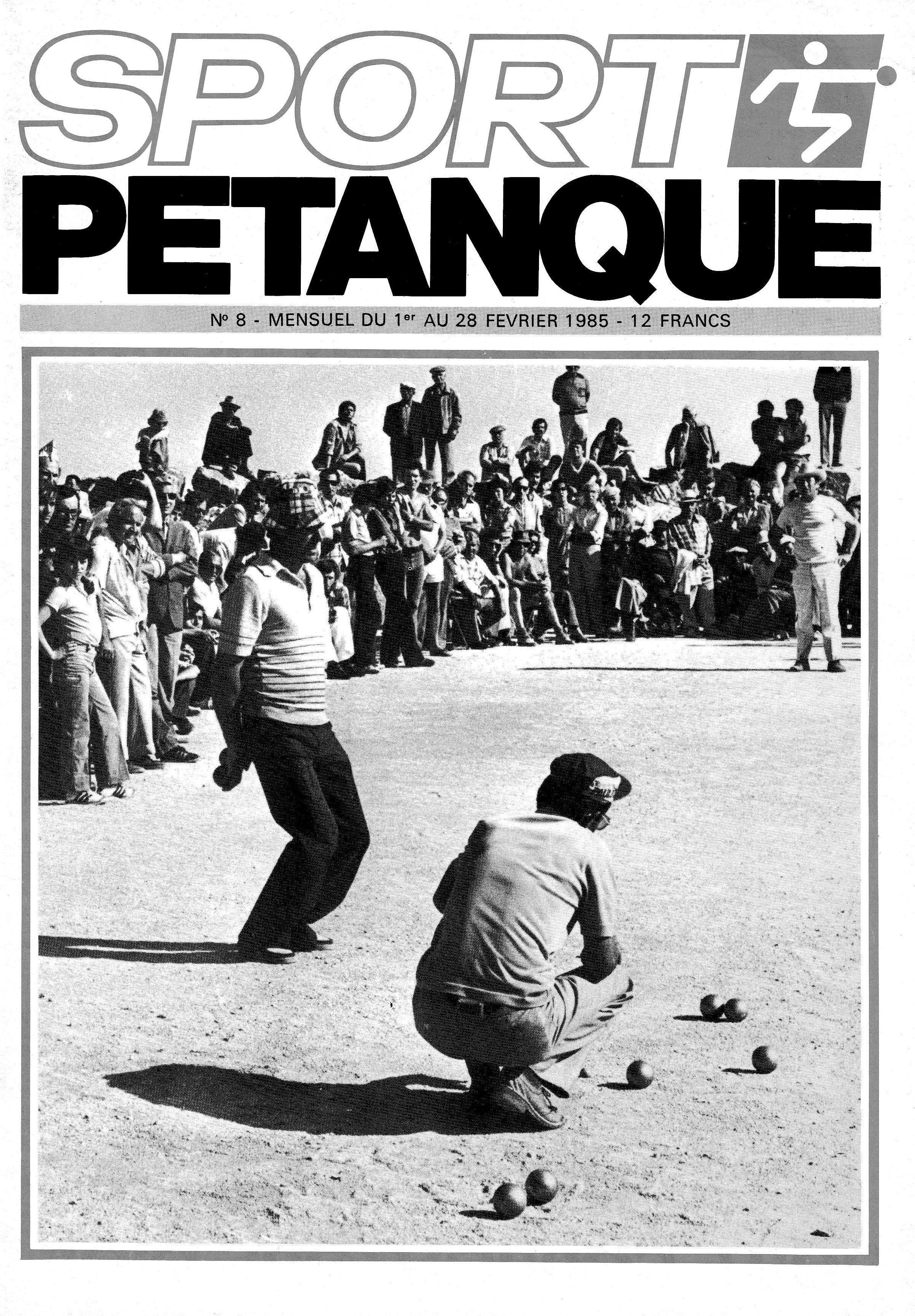 SPORT PETANQUE DE 1984 A 1988