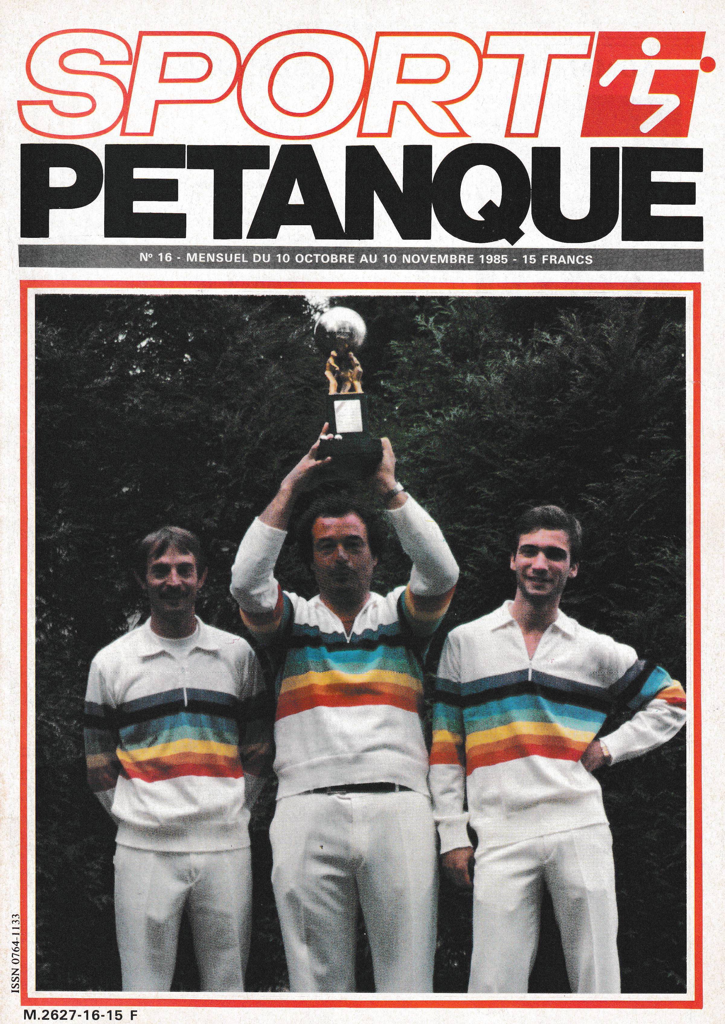 SPORT PETANQUE DE 1984 A 1988