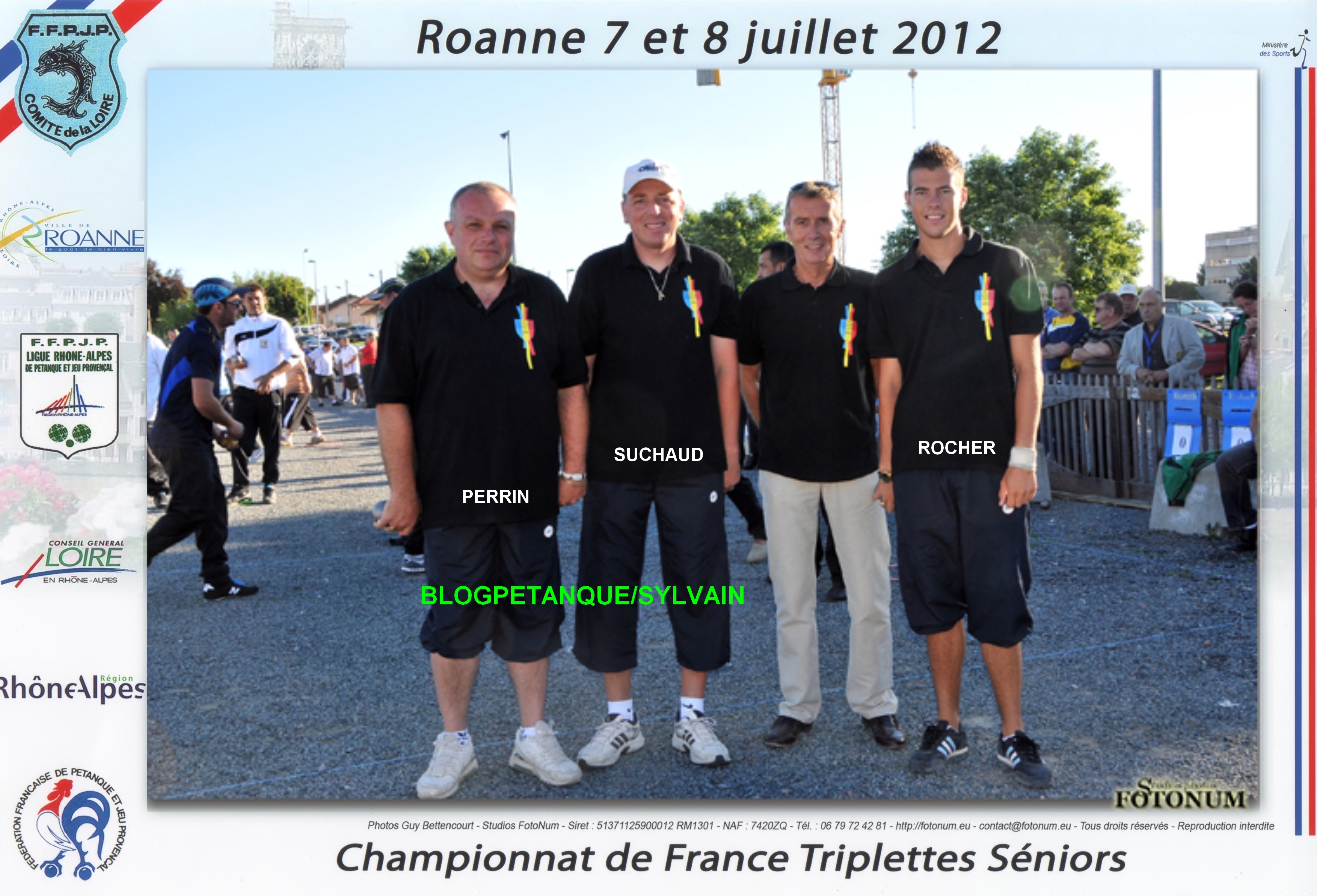 L'année 2012 à la Pétanque L'année 2012 à la Pétanque