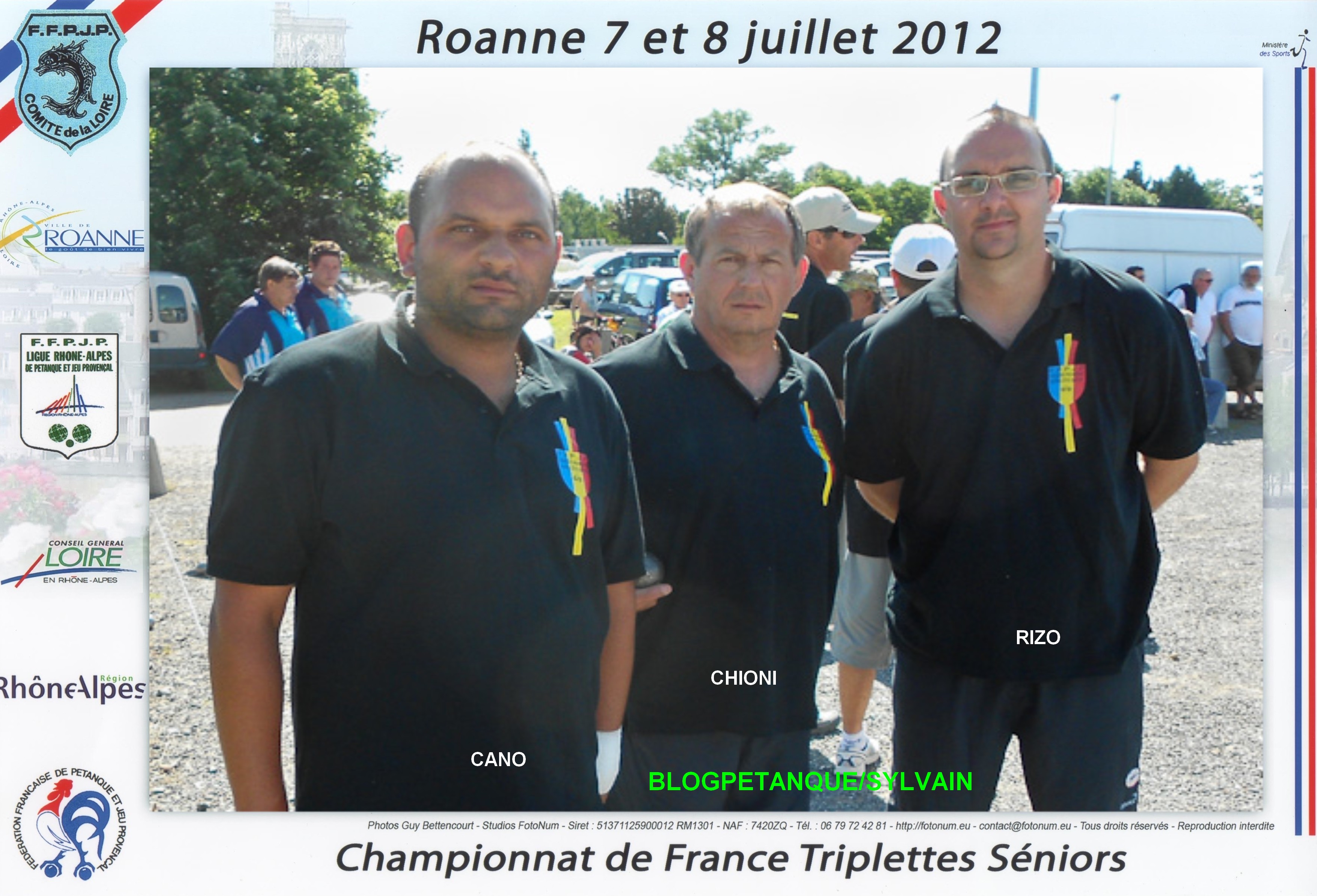 L'année 2012 à la Pétanque