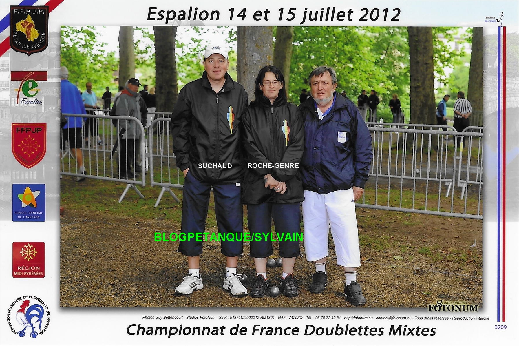 L'année 2012 à la Pétanque L'année 2012 à la Pétanque