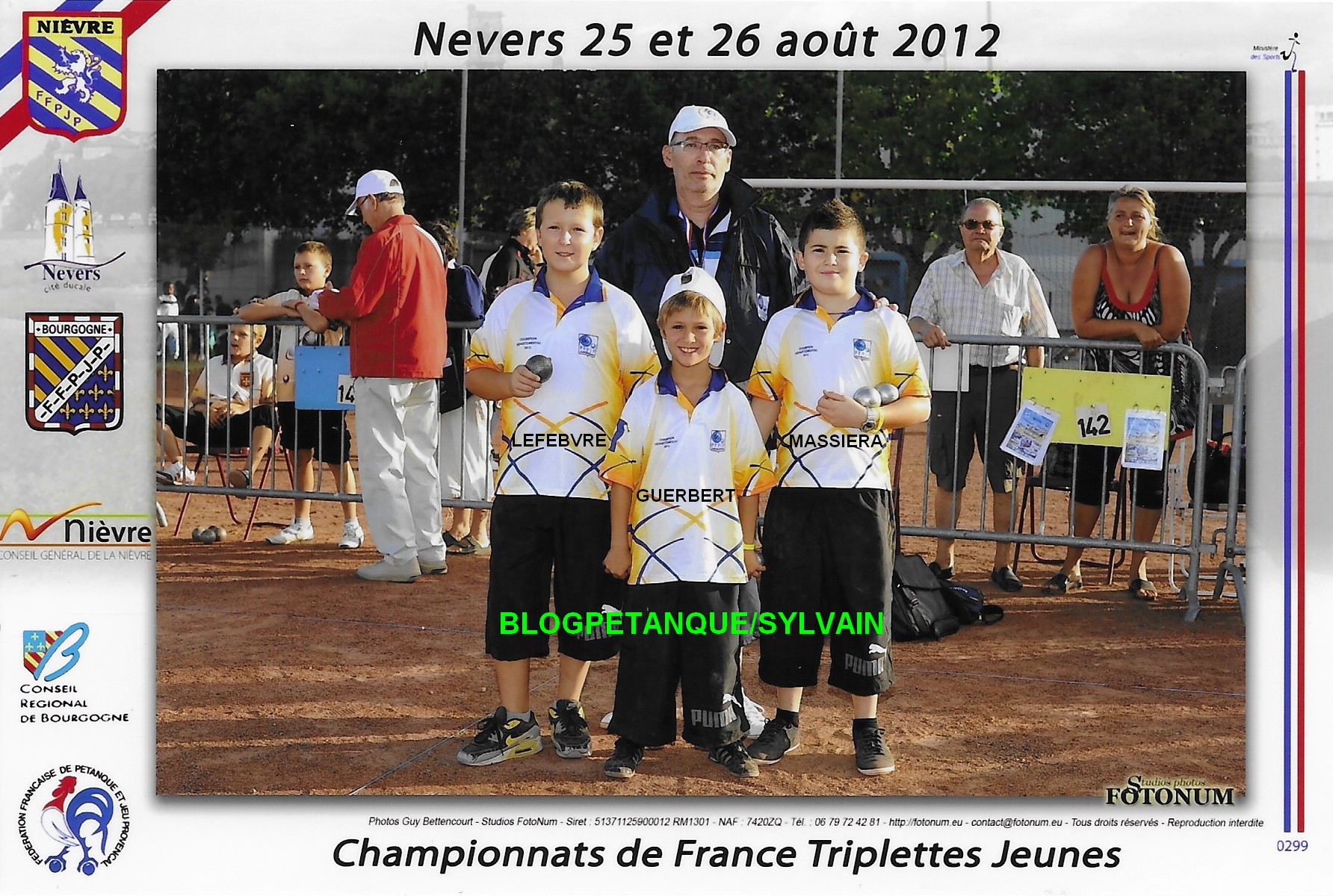 L'année 2012 à la Pétanque L'année 2012 à la Pétanque