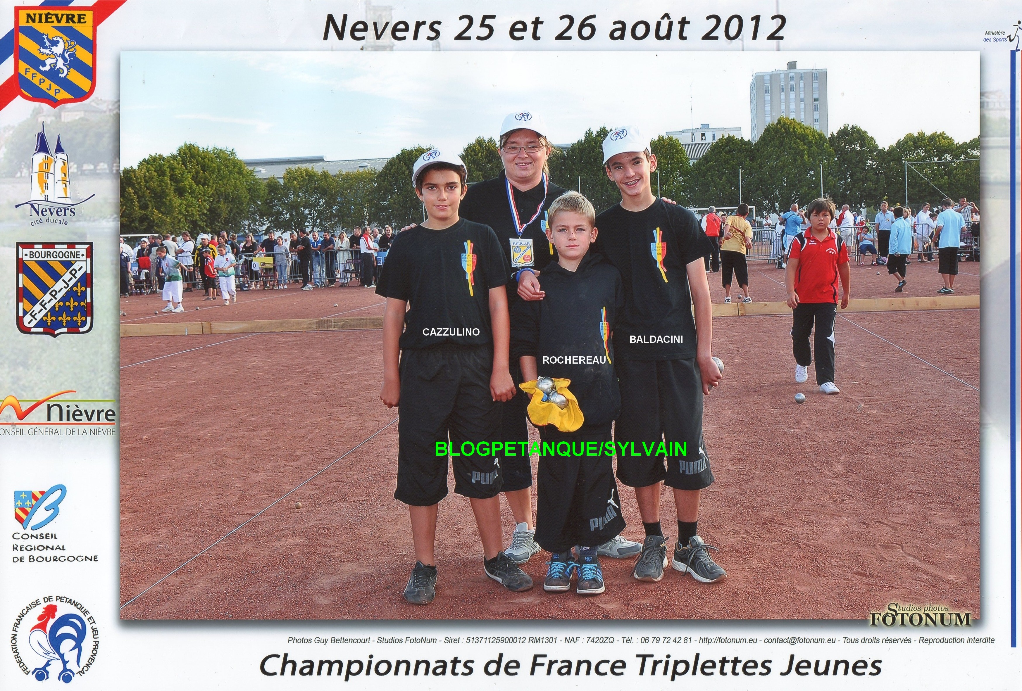 L'année 2012 à la Pétanque L'année 2012 à la Pétanque